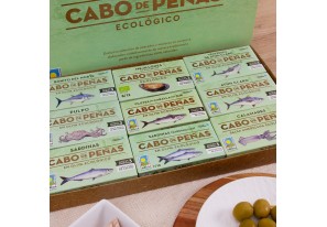 Surtido de conservas de pescados y maricos CABO DE PEÑAS ECOLÓGICO 2