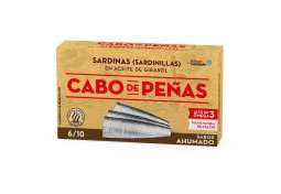 Sardinillas sabor ahumado en aceite de girasol, Caja de 24 Uds. de RR - 90