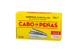 Sardinillas en aceite de girasol 6/10, Caja de 24 Uds. de RR - 90