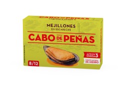 Mejillones en Escabeche 8/12, Caja de 24 Uds. de OL-120