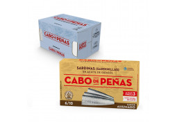 Sardinillas sabor ahumado en aceite de girasol, Caja de 24 Uds. de RR - 90