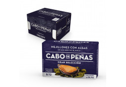 Mejillones con Algas en Escabeche Blanco 8/12, OL-120