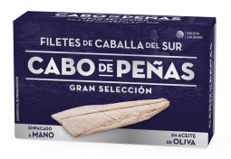 Filetes de caballa del sur en aceite de oliva, RR125