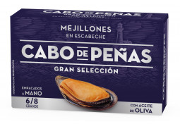 Mejillones en Escabeche con Aceite de Oliva 6/8 (Grandes), OL-120