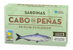 Sardinas en Aceite de Oliva Virgen Extra Ecológico, RR-125