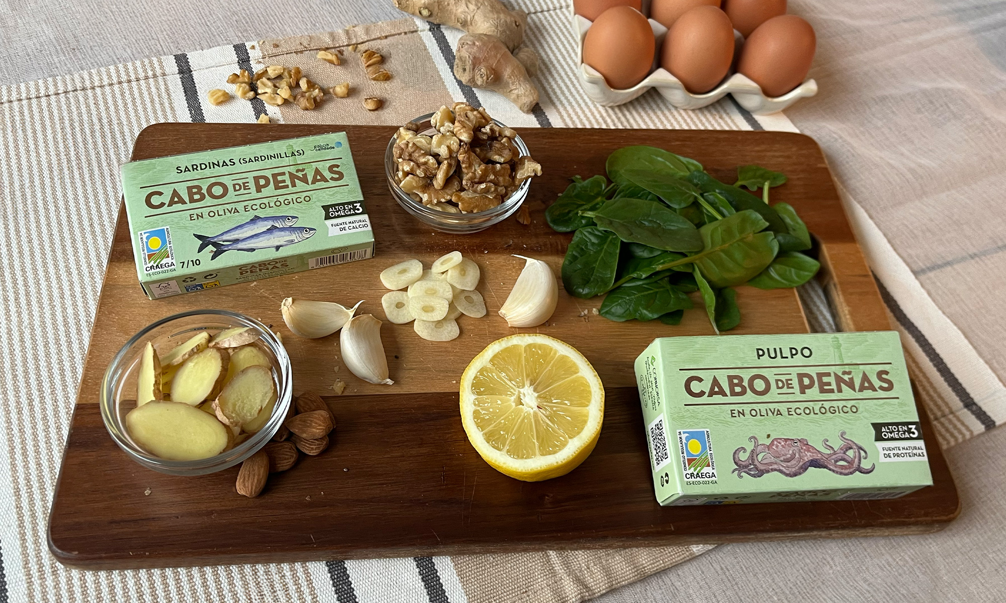 Conservas CABO DE PEÑAS y colágeno